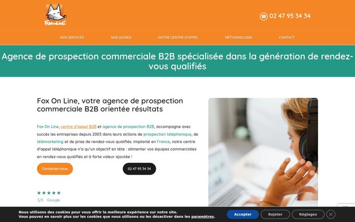 Screenshot of fox-online.fr
