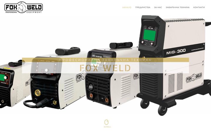 Screenshot of fox-weld.com