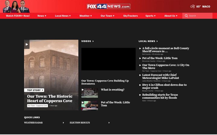 Screenshot of fox44news.com