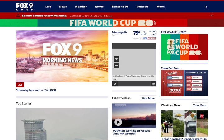 Képernyőkép: fox9.com
