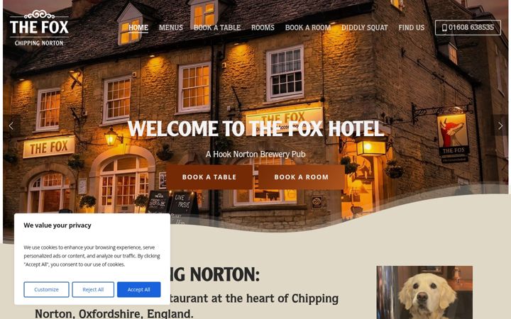 Screenshot of foxchippingnorton.com