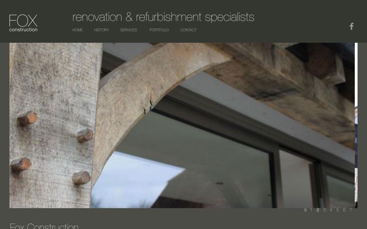 Screenshot of foxconstructionkent.co.uk