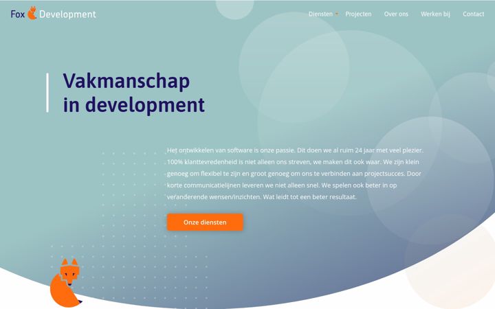 Screenshot of foxdevelopment.nl