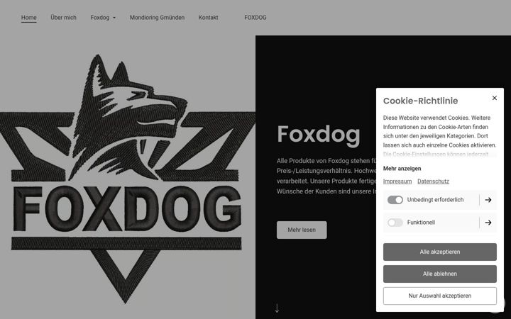 Screenshot of foxdog.ch
