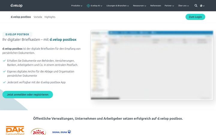 Screenshot of foxdox.de
