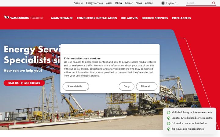 Screenshot of foxdrill.com