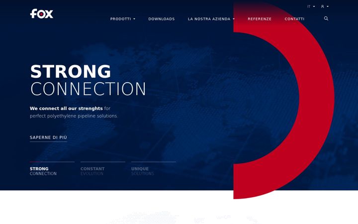 Екранна снимка на foxfittings.it