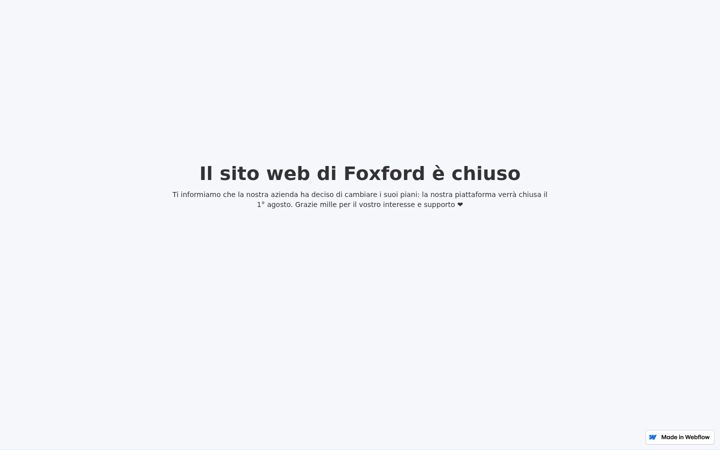 Screenshot of foxfordschool.com