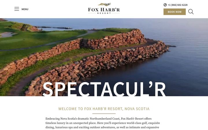 Screenshot of foxharbr.com