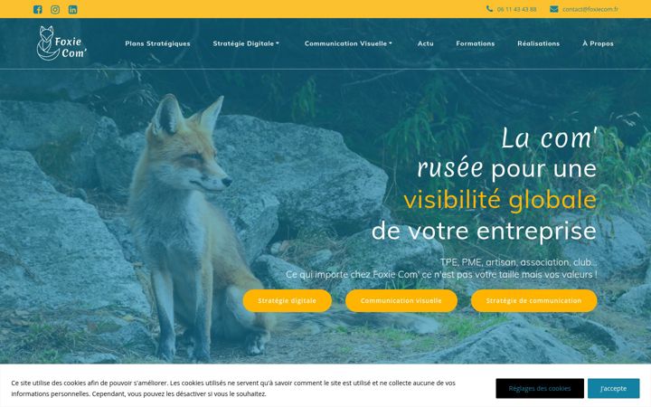 Screenshot of foxiecom.fr