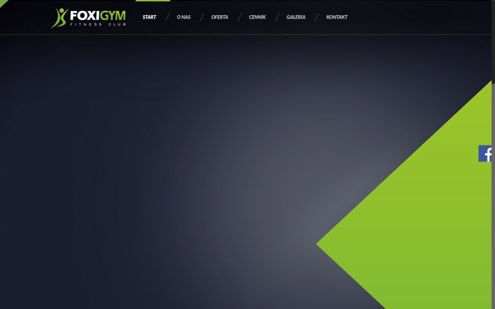 Screenshot of foxigym.pl