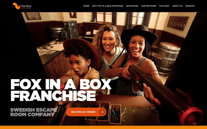 Screenshot of foxinabox.es