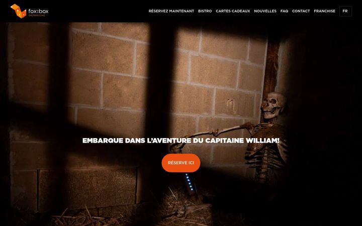 Zrzut ekranu foxinaboxsherbrooke.com