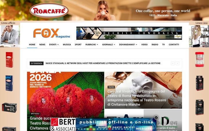 Екранна снимка на foxmag.it