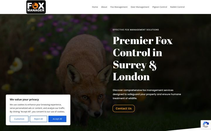 Screenshot of foxmanager.co.uk