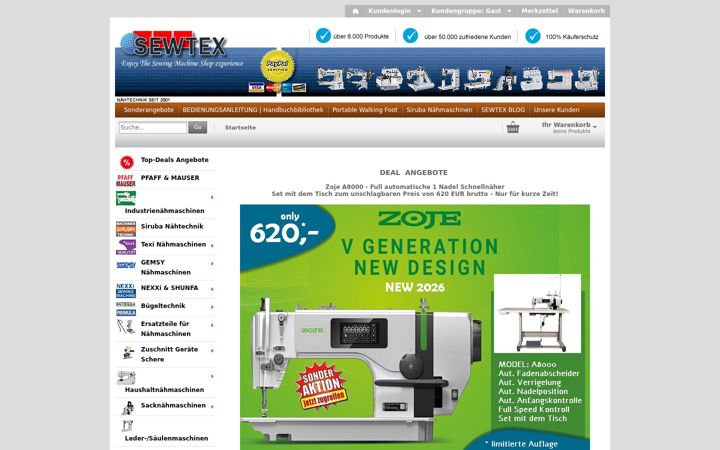 Screenshot of foxmax.de
