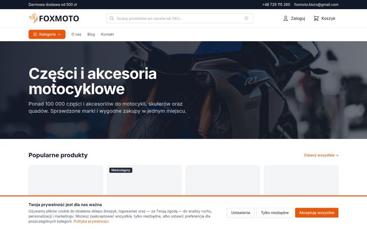 Screenshot of foxmoto.pl
