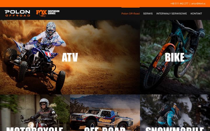 Screenshot of foxracingshox.pl