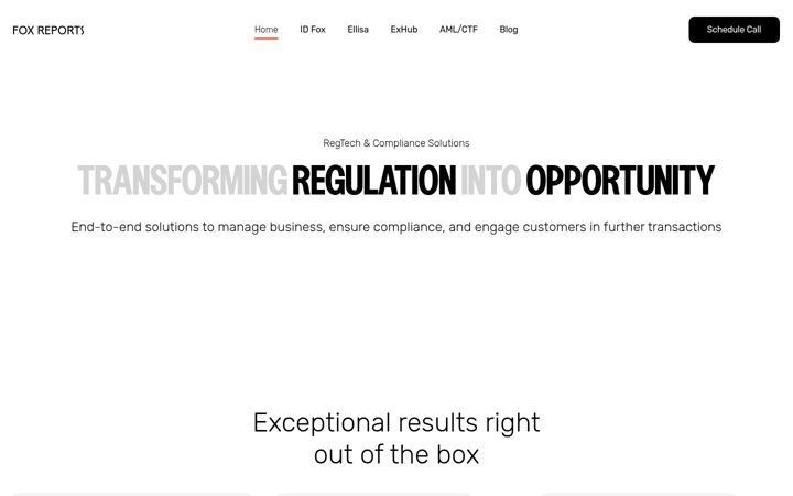Screenshot of foxreports.com