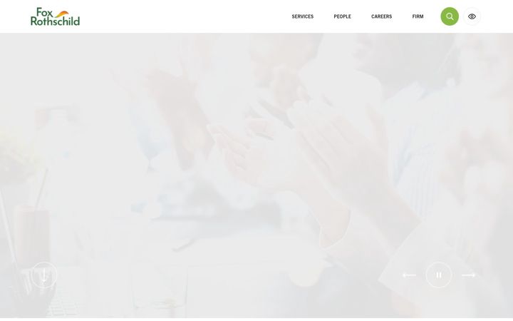 Screenshot of foxrothschild.com