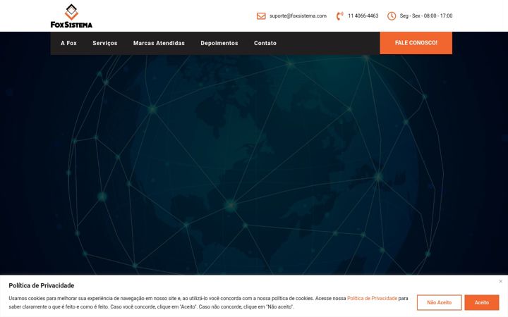 Screenshot of foxsistema.com