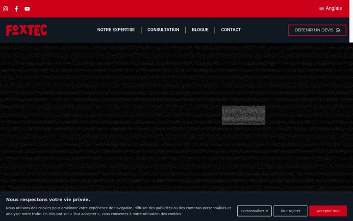 Screenshot di foxtec.ca