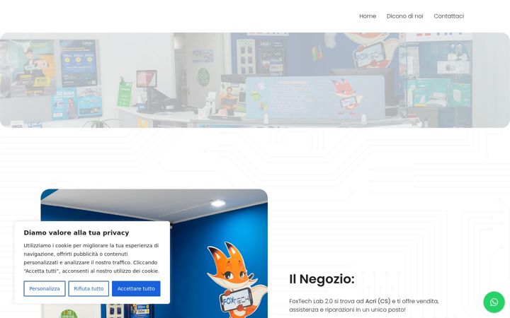 Screenshot of foxtechlab.it