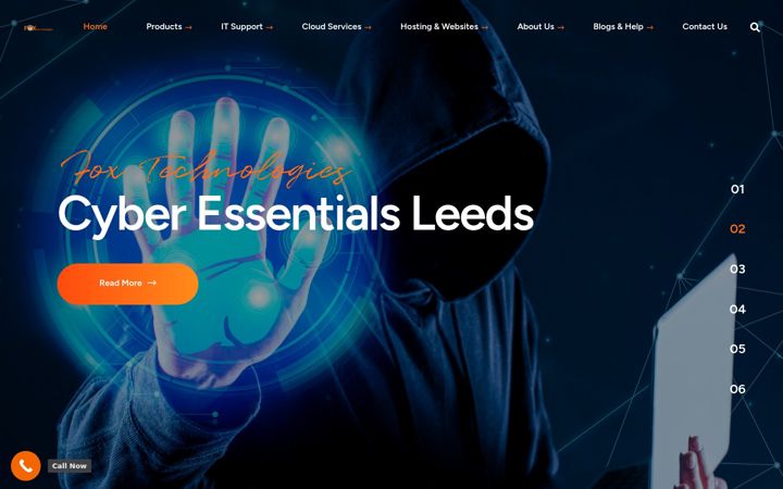 Screenshot of foxtechnologies.co.uk