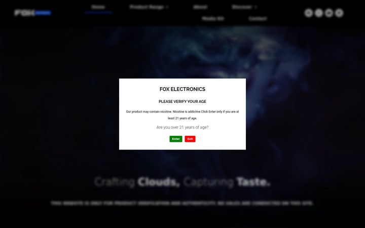 Screenshot of foxuae.com