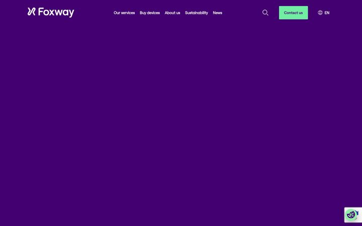 Screenshot of foxway.com