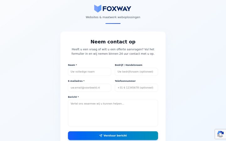 Screenshot of foxway.nl