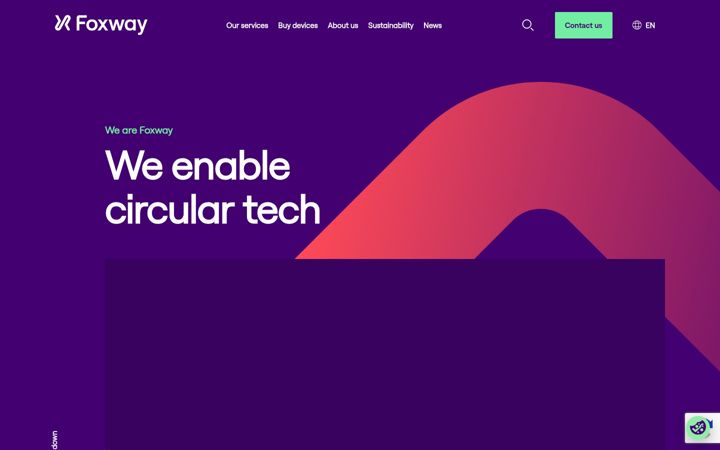 Screenshot of foxway.no