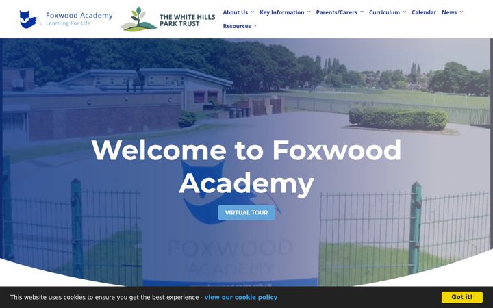 Screenshot of foxwood.academy