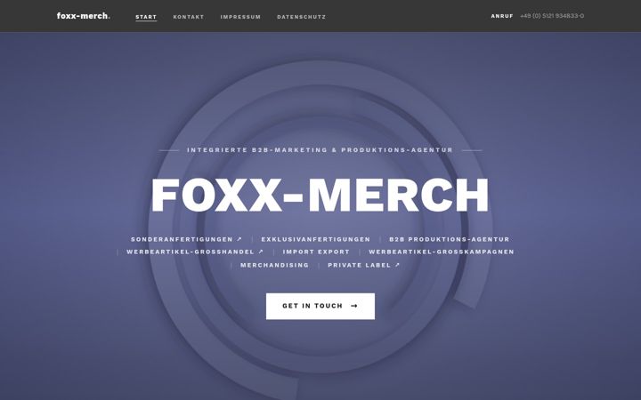 Screenshot of foxx-merch.com