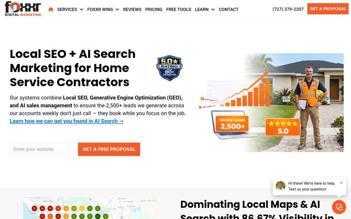 Screenshot of foxxr.com