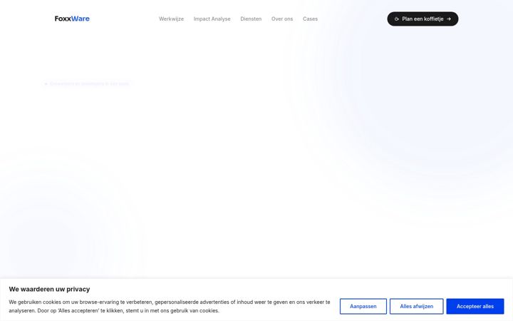 Screenshot of foxxware.nl