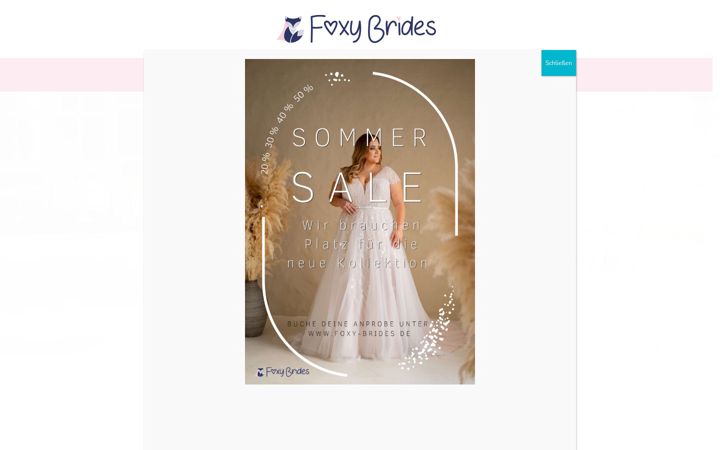 Screenshot of foxy-brides.de
