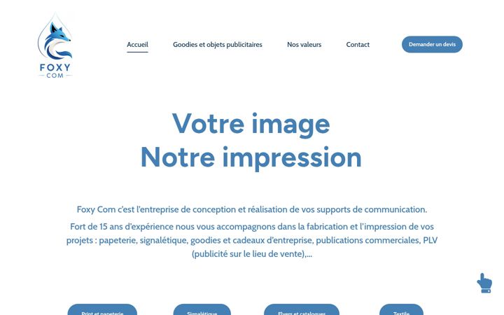 Screenshot of foxy-com.fr