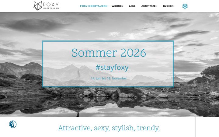 Screenshot of foxy.at