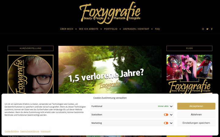 Ekrānuzņēmums no foxygrafie.de