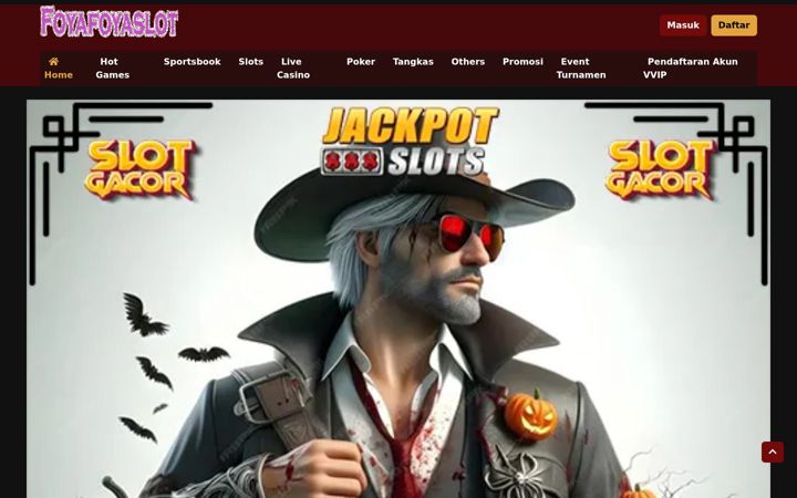 Screenshot of foyafoyaslot.net