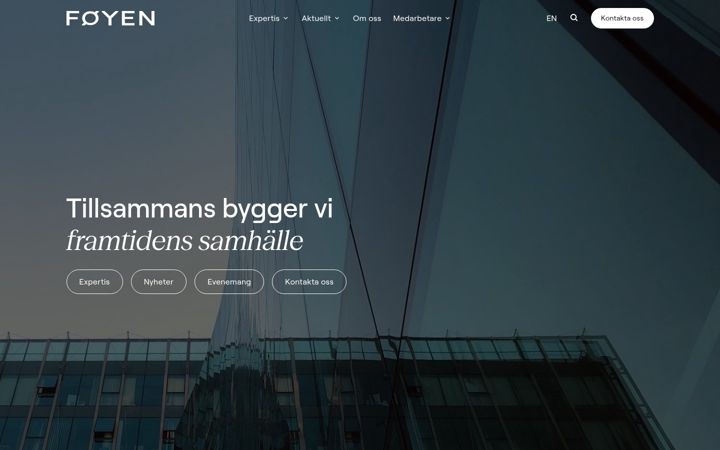 Screenshot of foyen.se