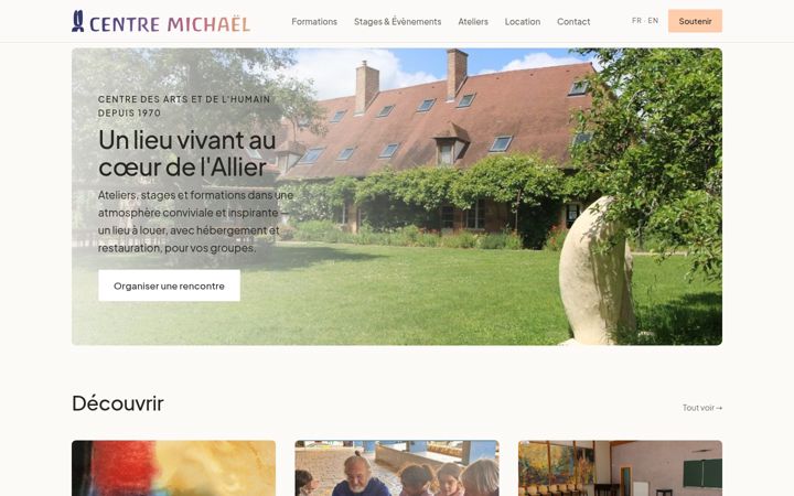 Screenshot of foyer-michael.com