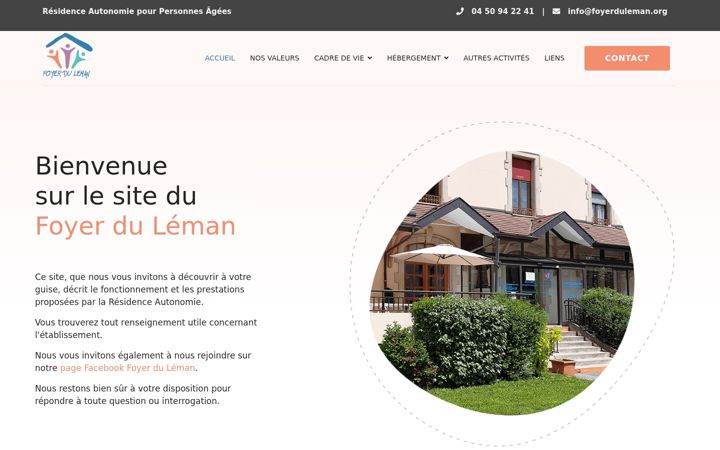 Screenshot of foyerduleman.org