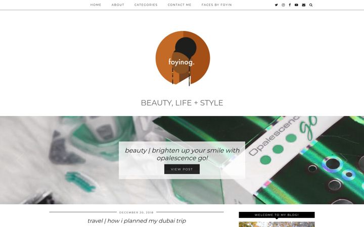 Screenshot of foyinog.com