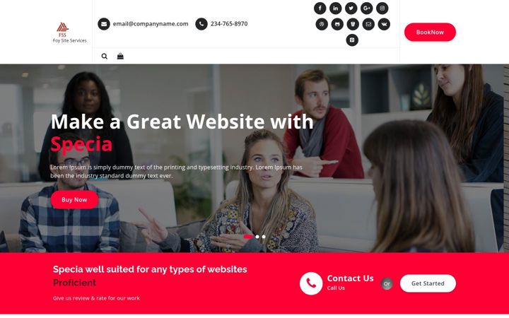 Screenshot of foysiteservices.uk