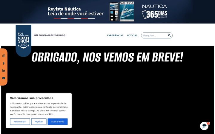 Screenshot of fozboatshow.com.br