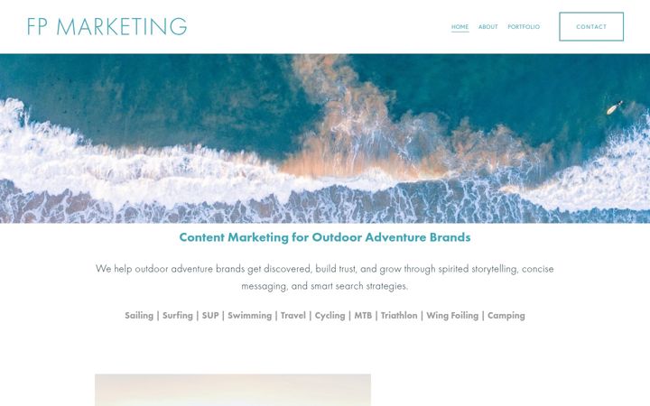Skærmbillede af fp-marketing.co.uk