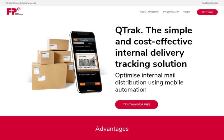 Screenshot of fp-qtrak.co.uk