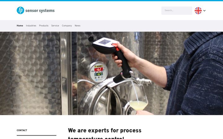 Screenshot of fp-sensorsystems.com